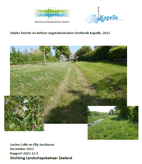 Advies functie en beheer vegetatiestroken Oosthoek Kapelle 2022