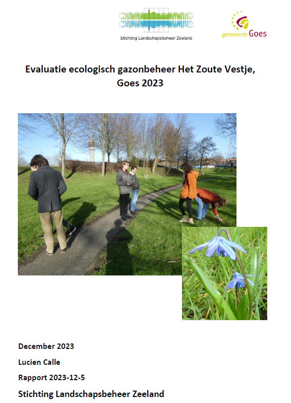 Verslag Ecologisch gazonbeheer Het Zoute Vestje, Goes 2023
